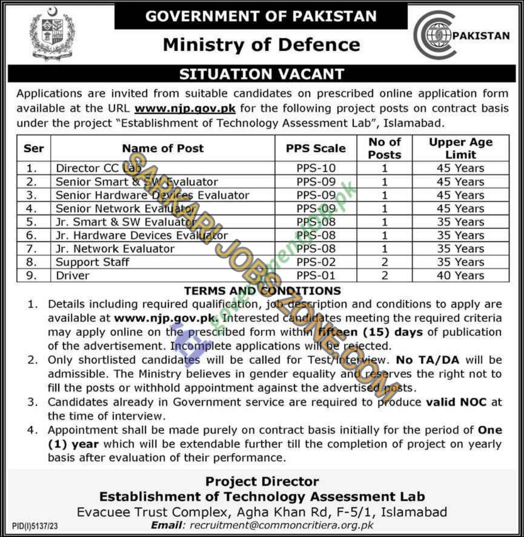 Ministry Of Defence Jobs Apply Online - MOD Jobs 2024 Latest Advertisement